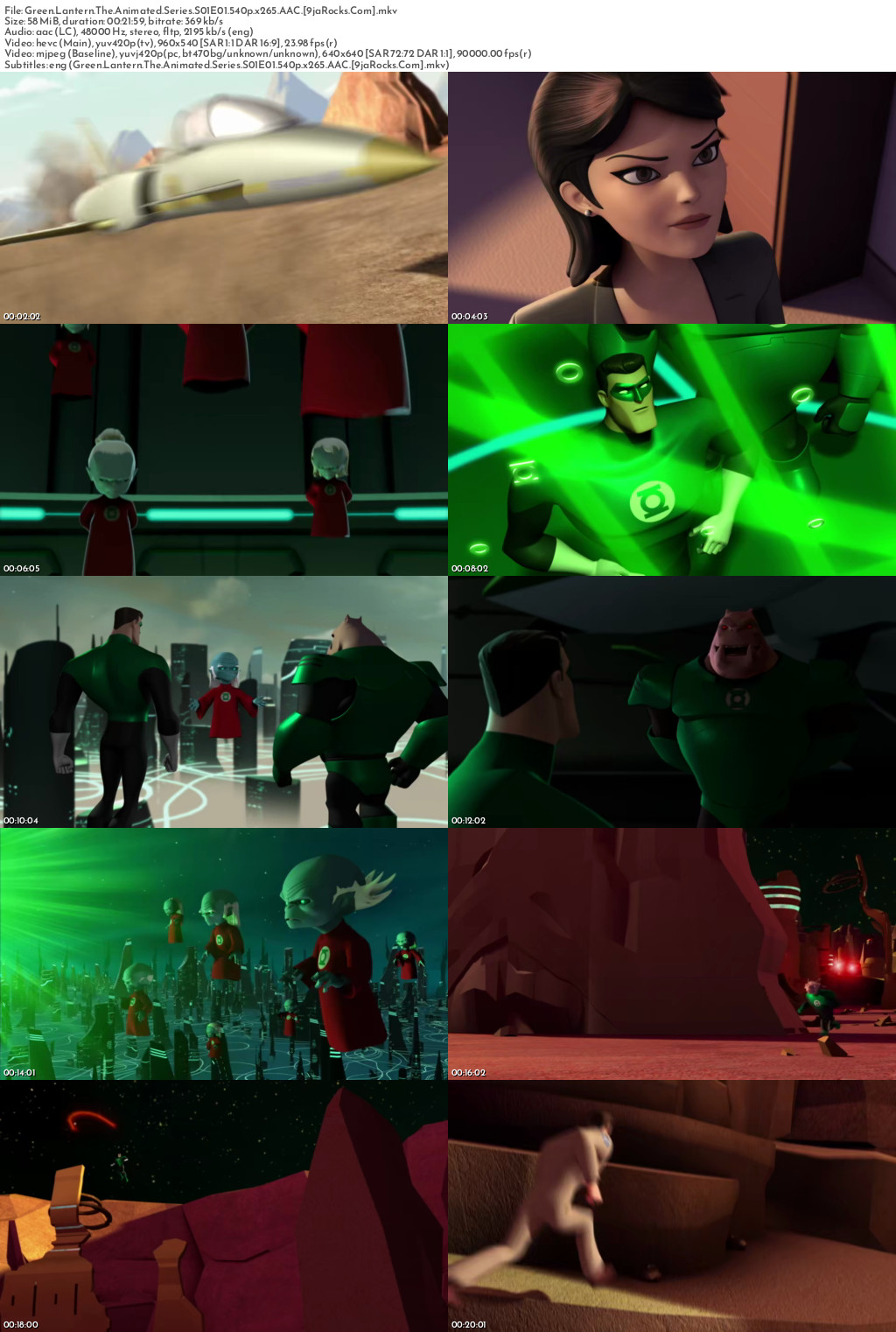 Green Lantern: The Animated Series (2011 Cartoon Series) Season 1 Screenshot 1