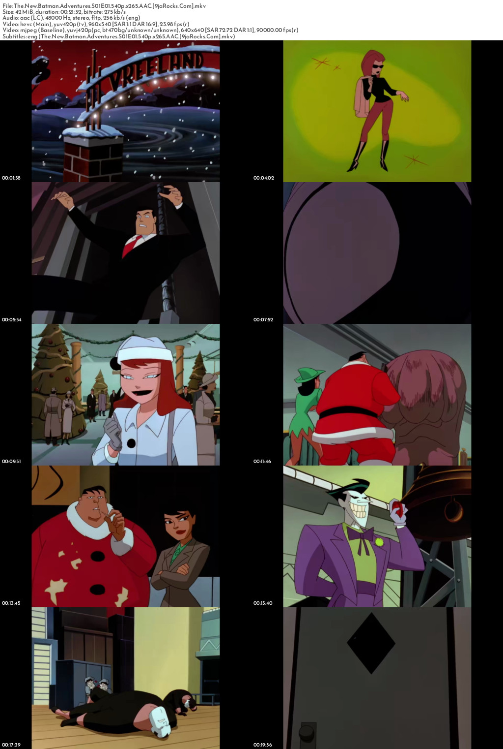 The New Batman Adventures (1997 Cartoon Series) Season 1 Screenshot 1