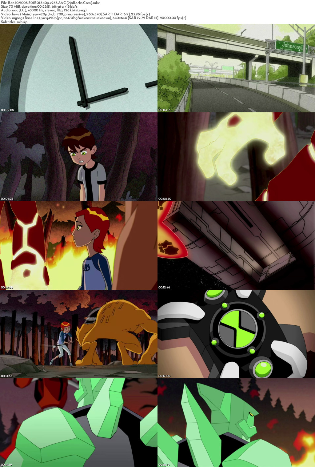 Ben 10 (2005 Cartoon Series) Season 1 Screenshot 1