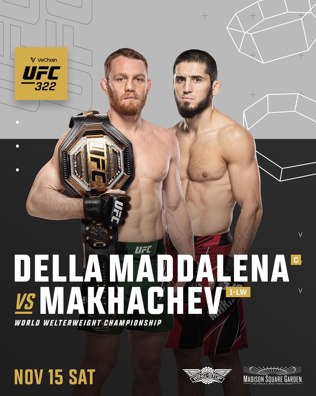 UFC 322: Della Maddalena vs Makhachev